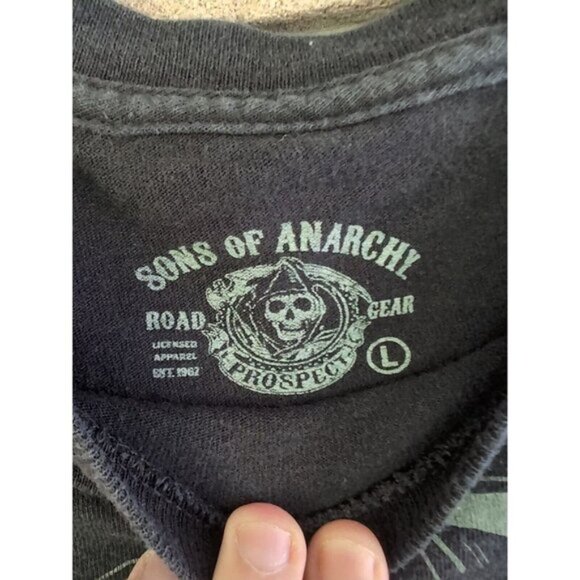 Black Sons of Anarchy - SAMCRO T-Shirt Size: Large - Picture 3 of 3